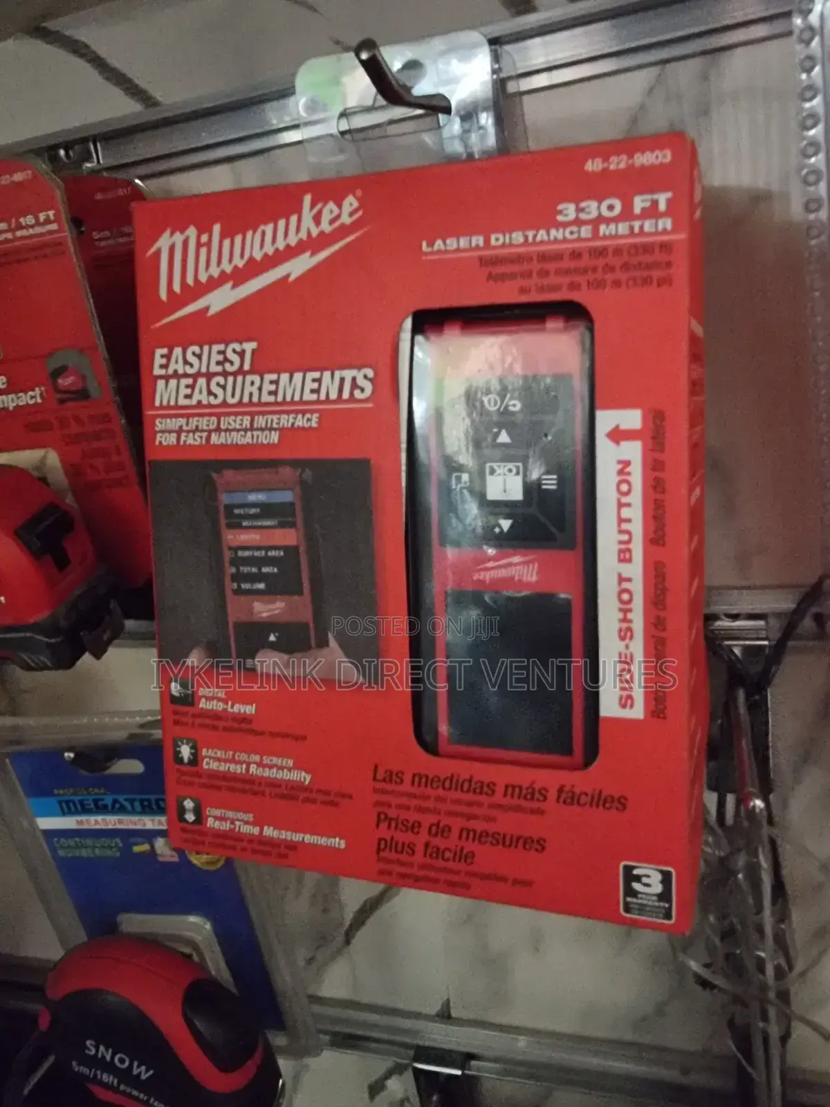 Milwaukee Distance Laser Measuring Tape 230ft
