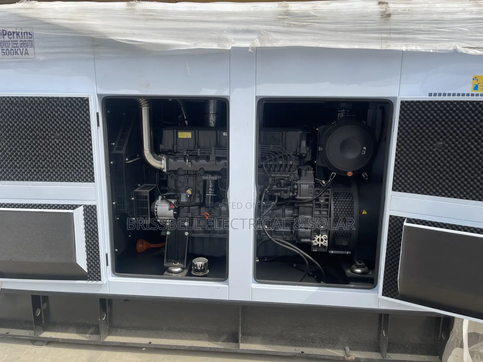 Super Silent Uk Perkins Soundproof Diesel Generator 500kva