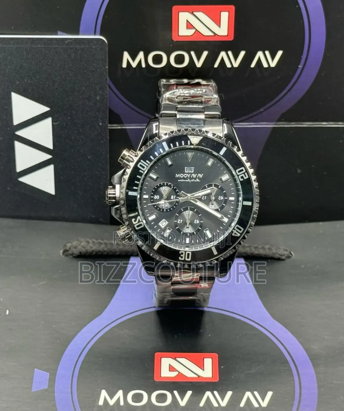 Original Va Va Voom Black Stainless Steel Watch
