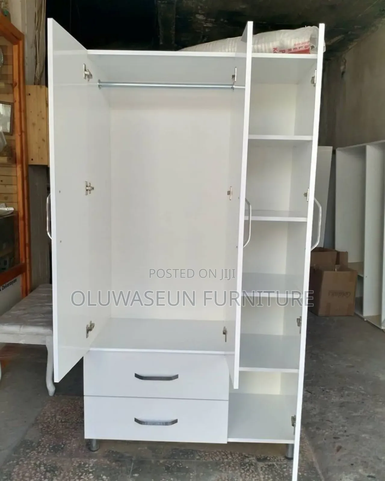 3doors Walldrobe With Drawers by Oluwaseun Furniture