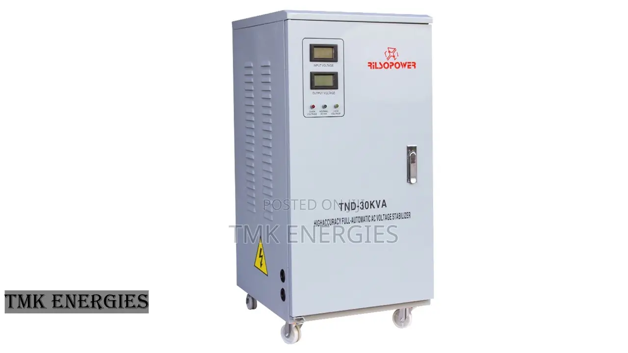 30kva Rilsopower Single Phase Servo Stabilizer