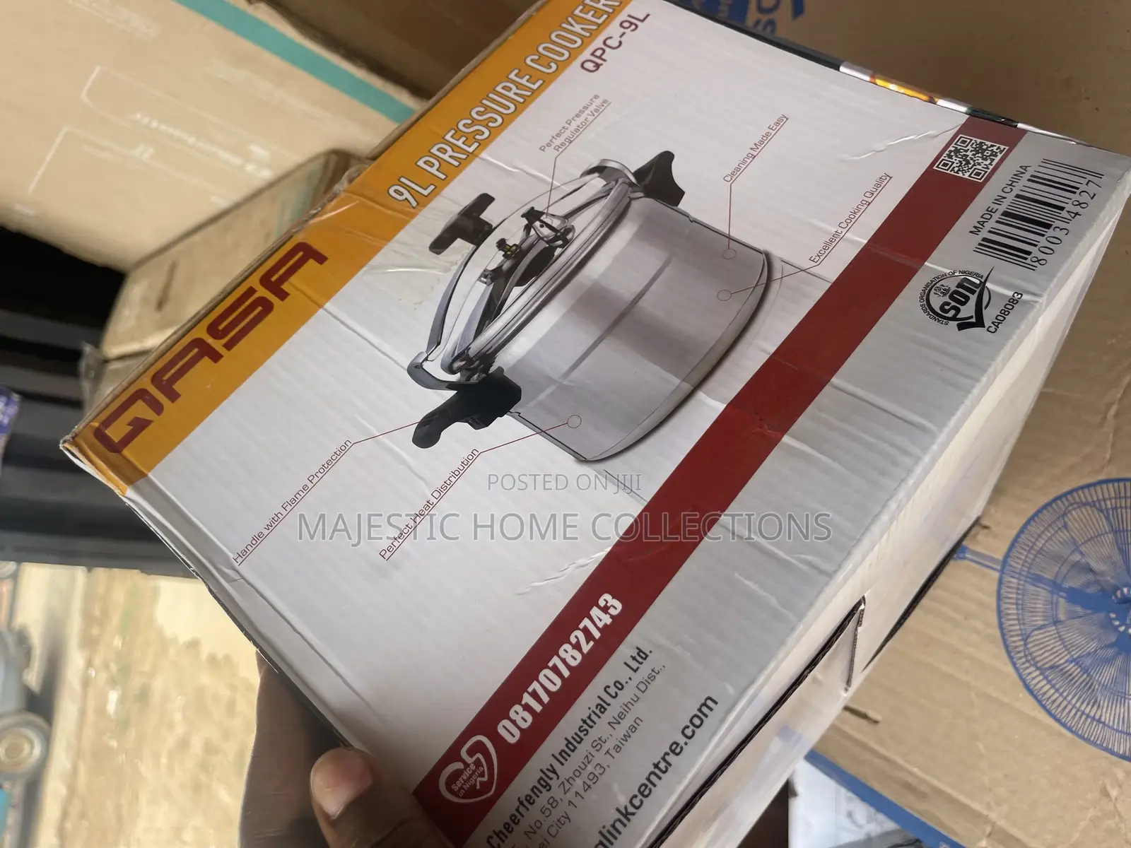 Gasa 9 LTRL Pressure Cooker QPC-9l