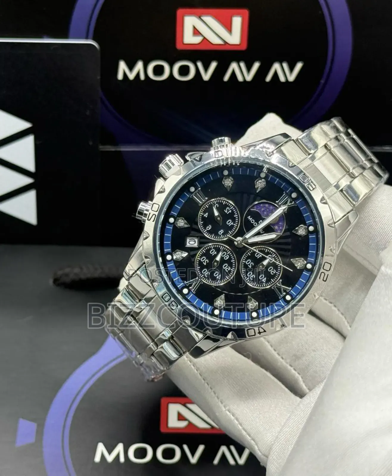 Original Va Va Voom Silver Stainless Steel Watch in Store