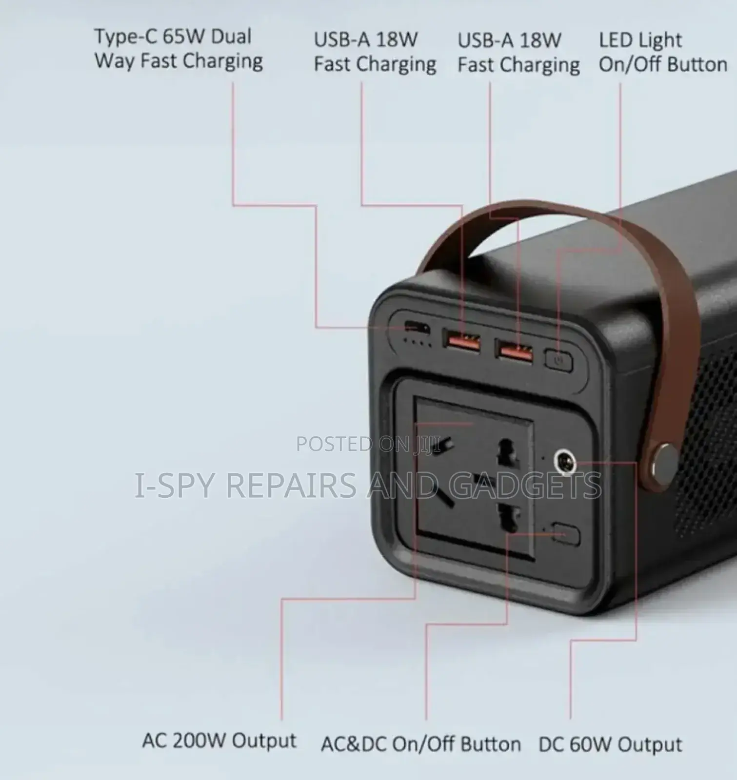 Yoobao En200w 52800mah Portable Power Station For Laptop