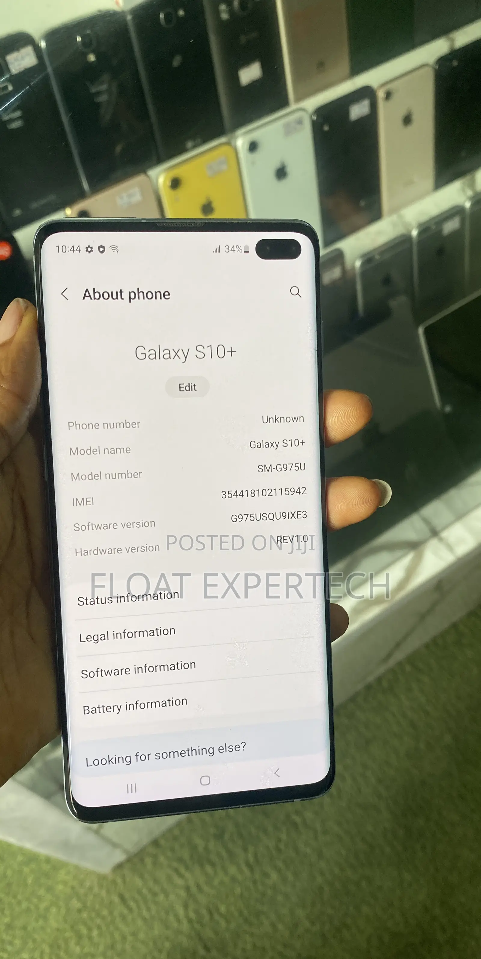 Samsung Galaxy S10 Plus 128 GB Blue