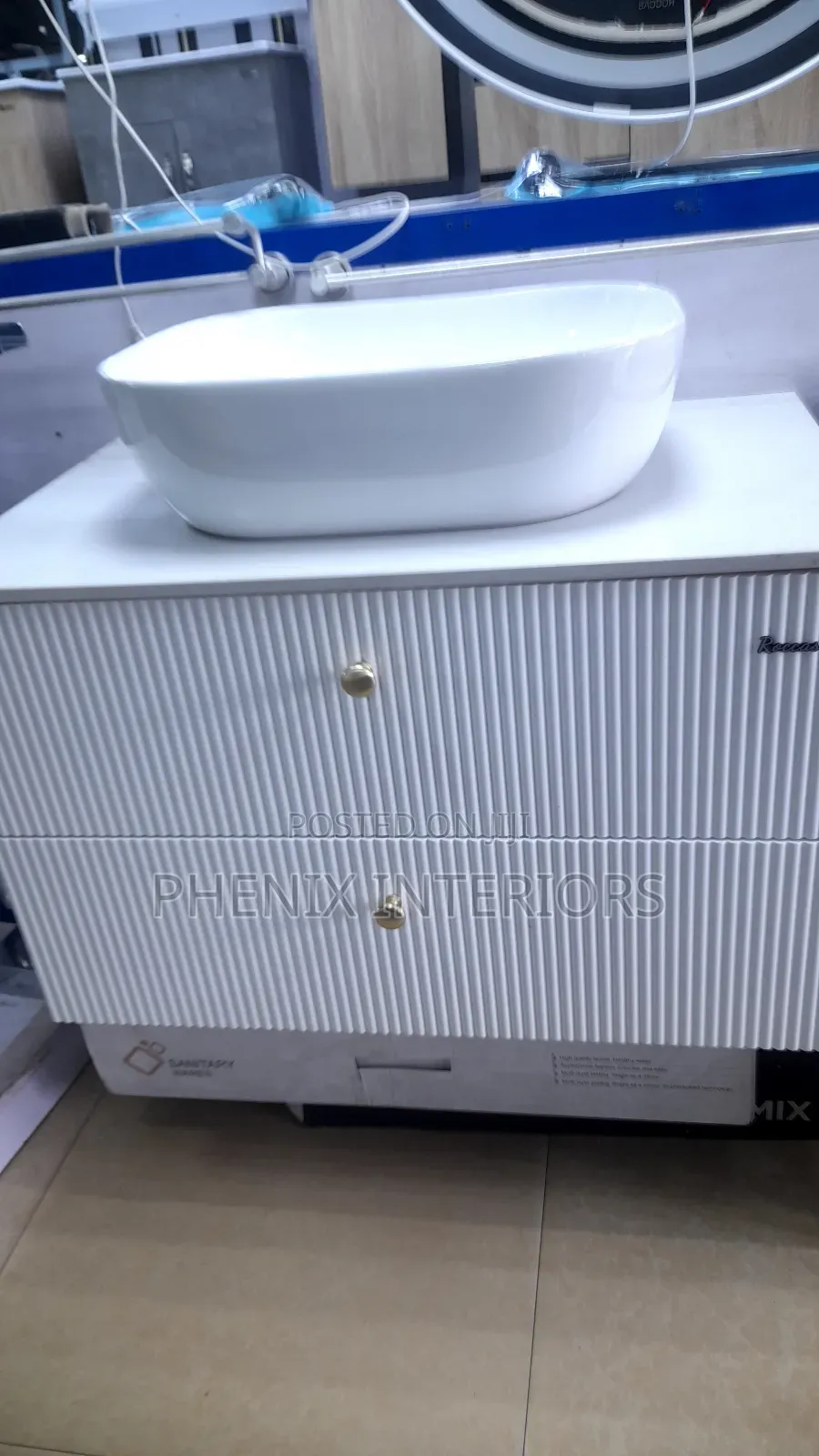 Bathroom Basin Cabinet With Counter Top