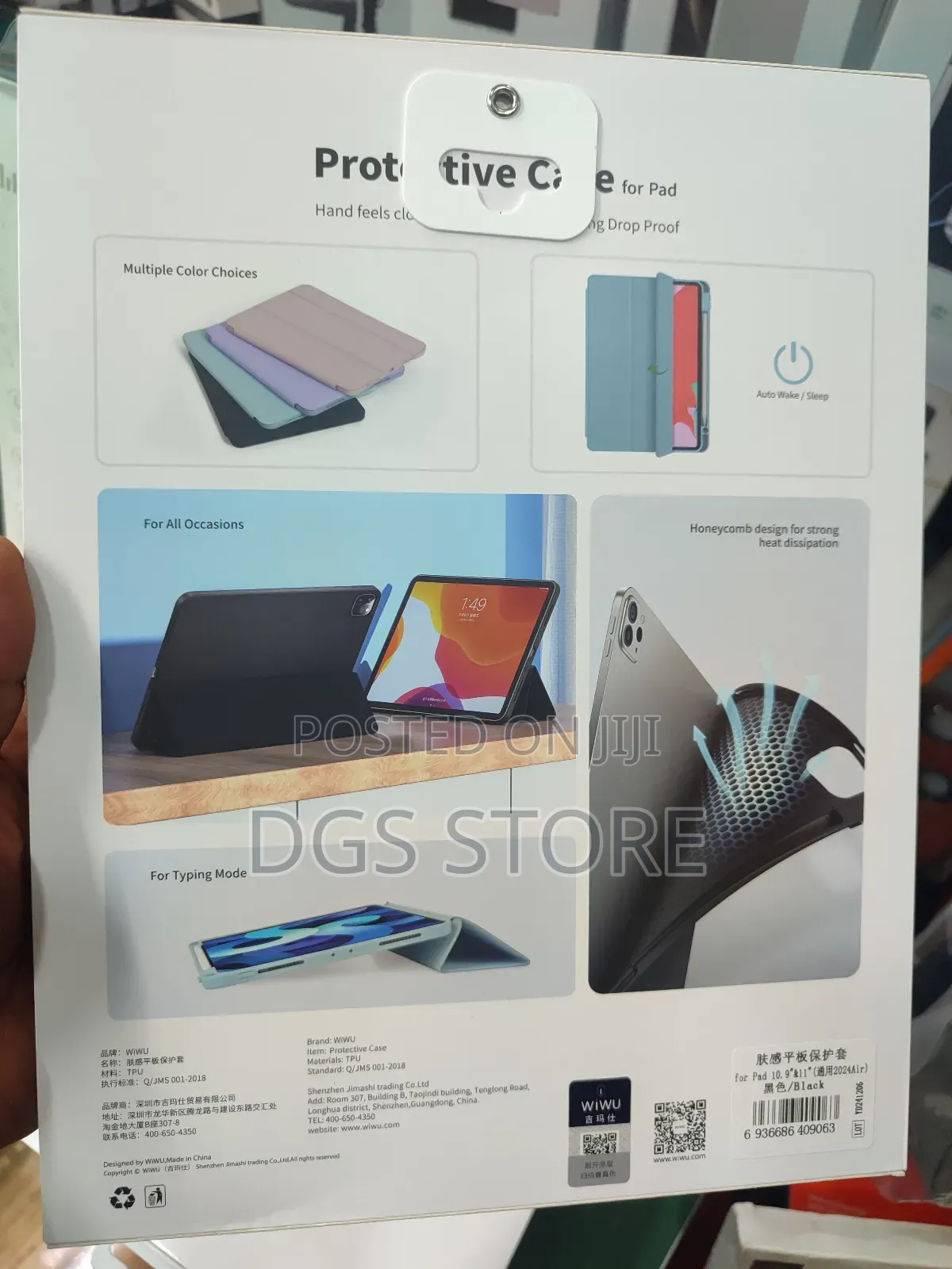 Wiwu for iPad 10.9" 11" 2024 Air Case
