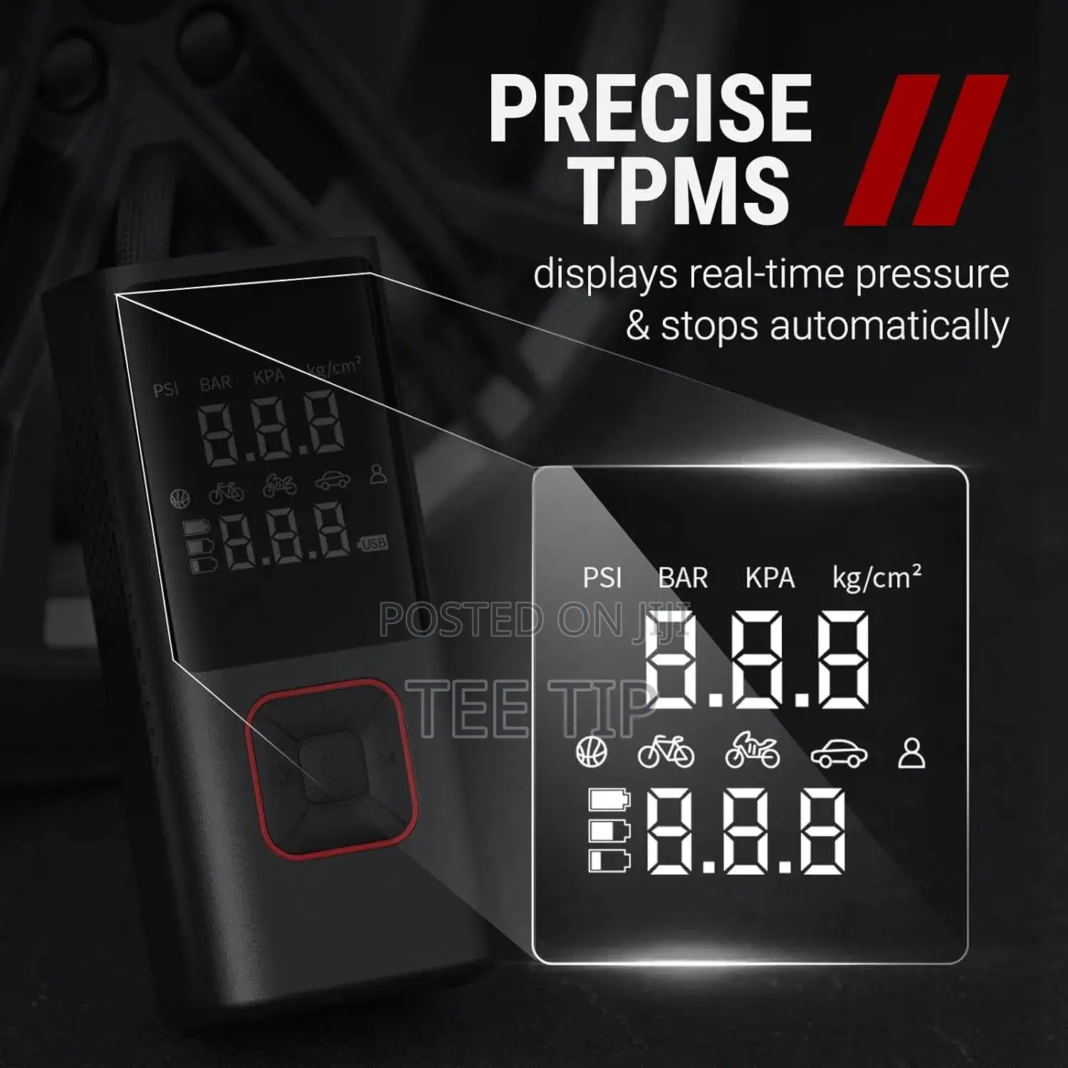 Portable Digital Wireless Tire Inflator