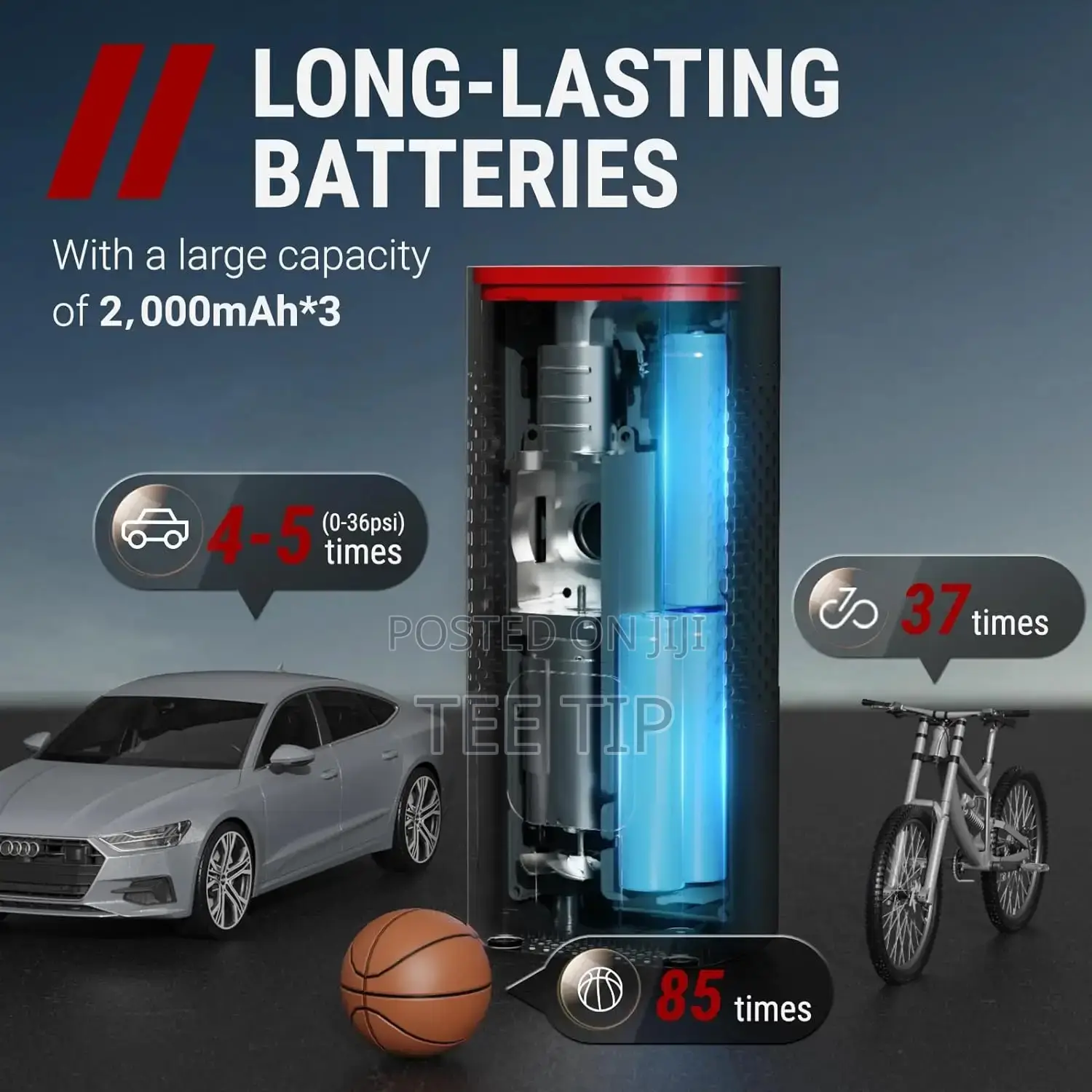 Portable Digital Wireless Tire Inflator