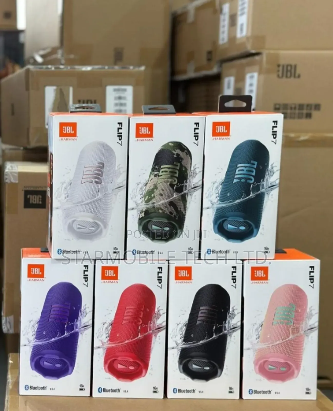JBL Flip 7 Portable Bluetooth Speaker With Ai