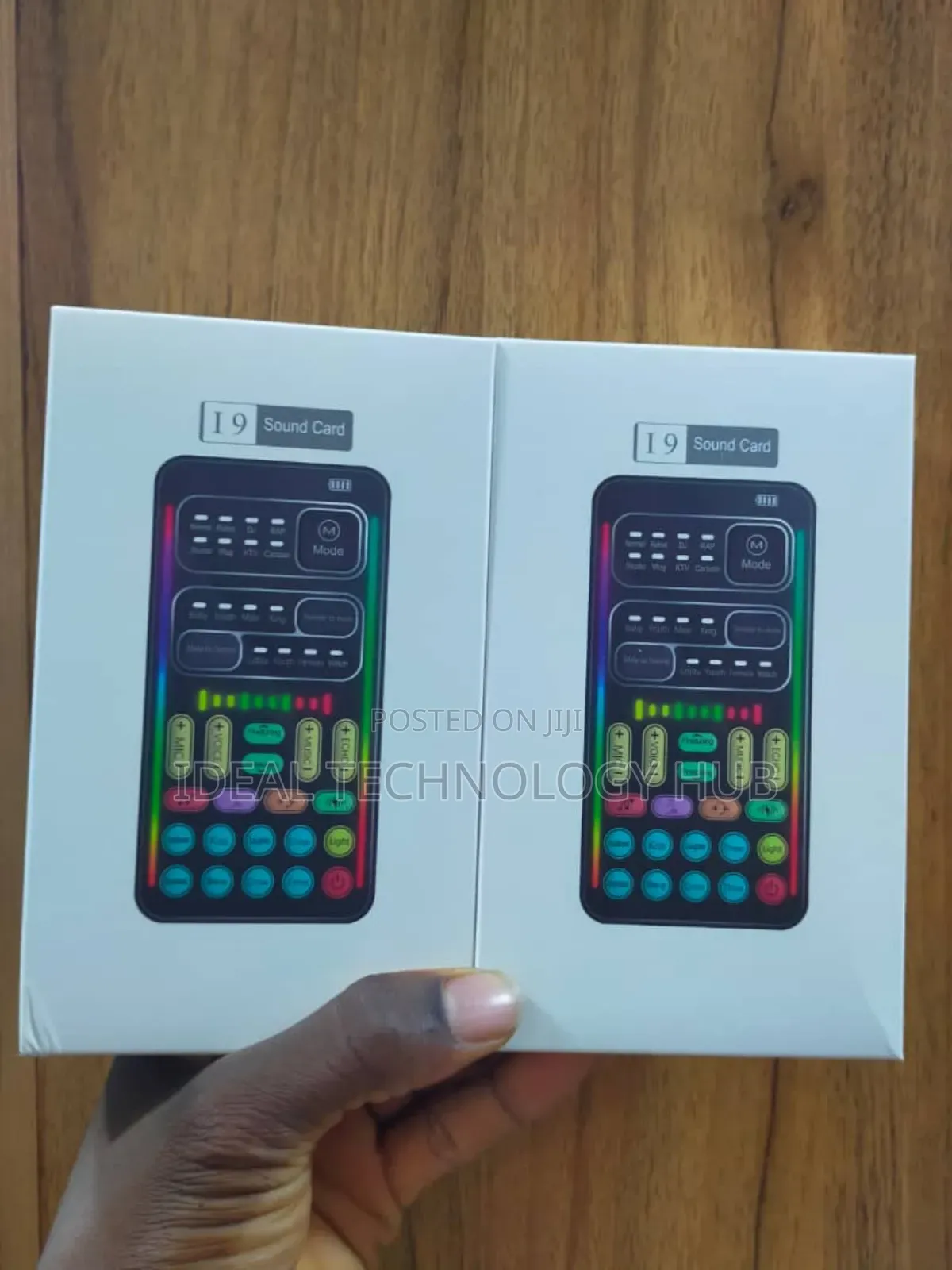I9 Sound Card Voice Changer With Mic