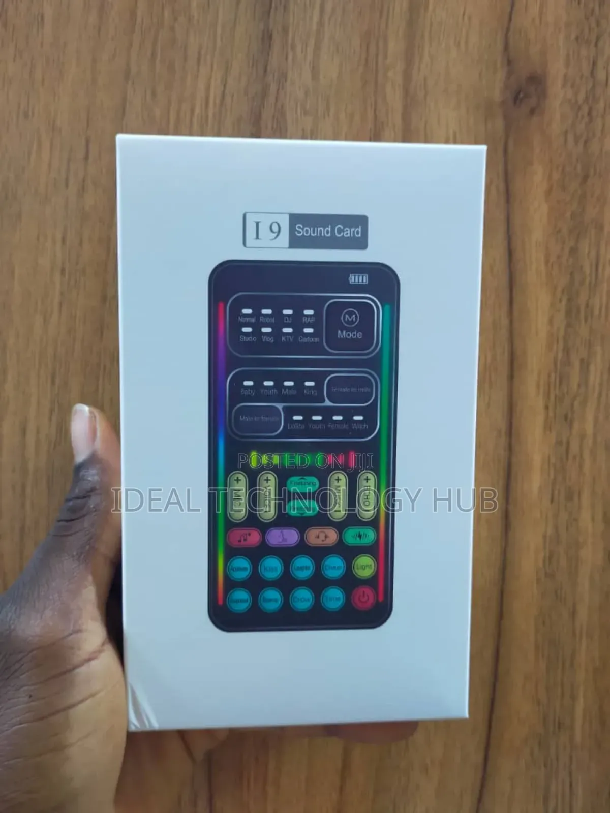 I9 Sound Card Voice Changer With Mic