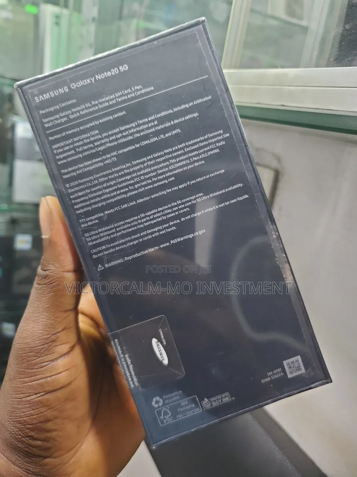 New Samsung Galaxy Note 20 5G 256 GB Gold