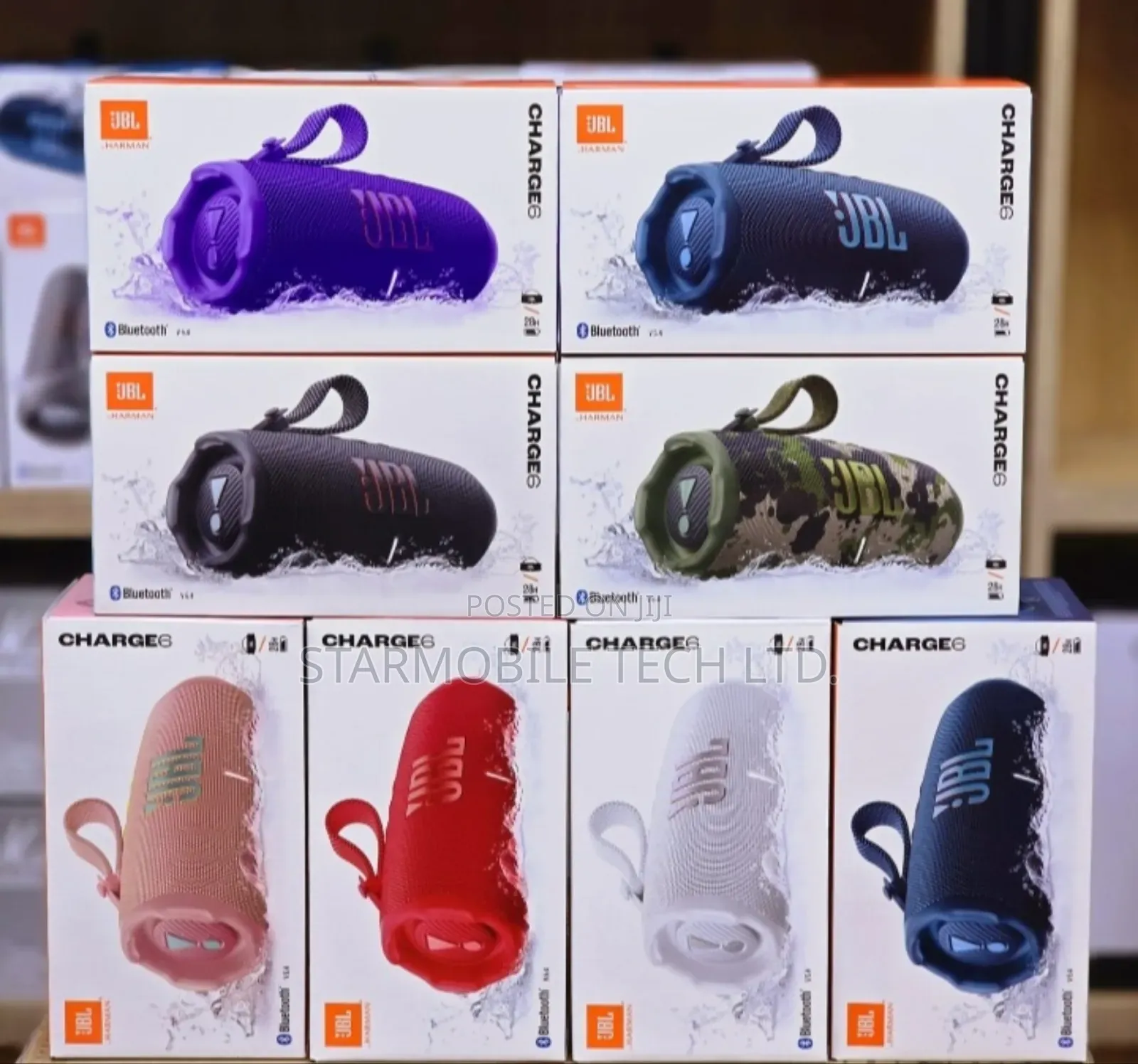 JBL Charge 6 Portable Bluetooth Speaker With Ai