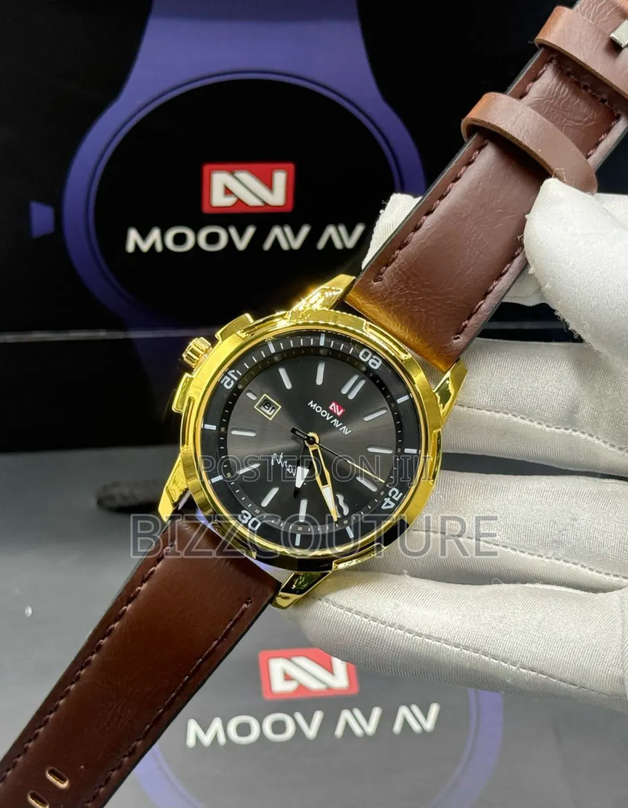 Original Va Va Voom Genuine Leather Strap Watch