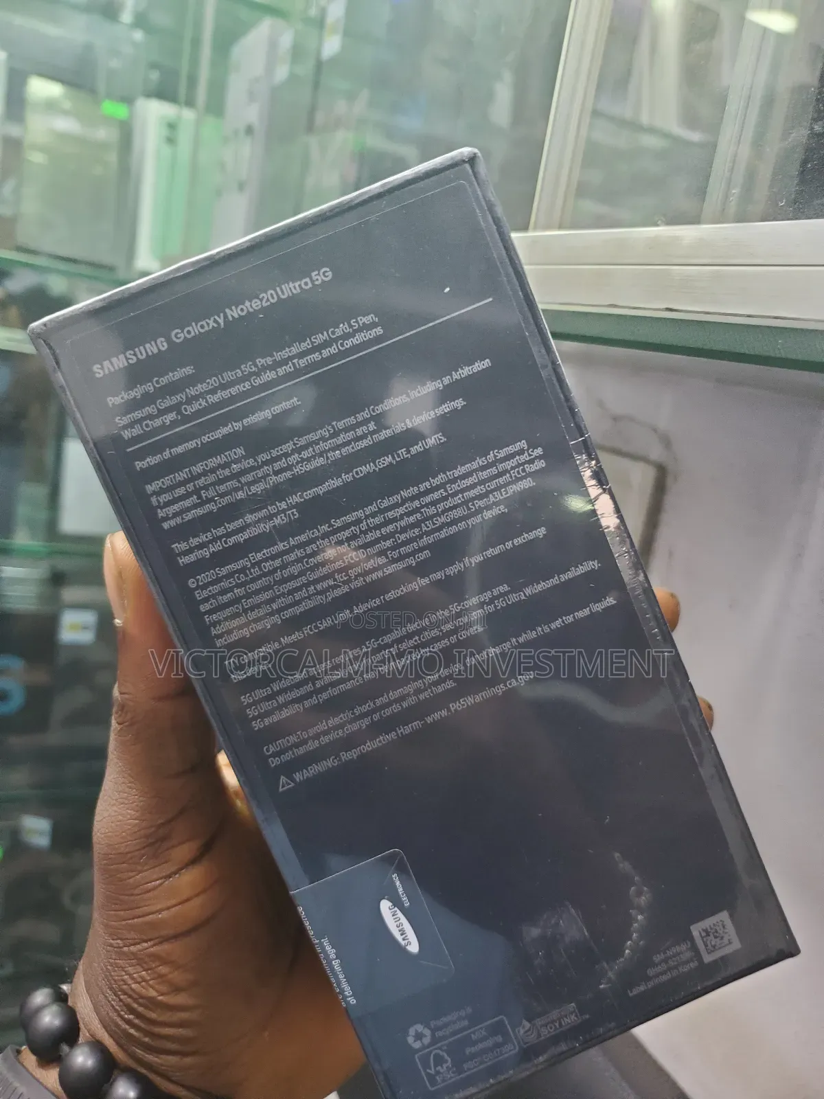 New Samsung Galaxy Note 20 Ultra 5G 128 GB Black