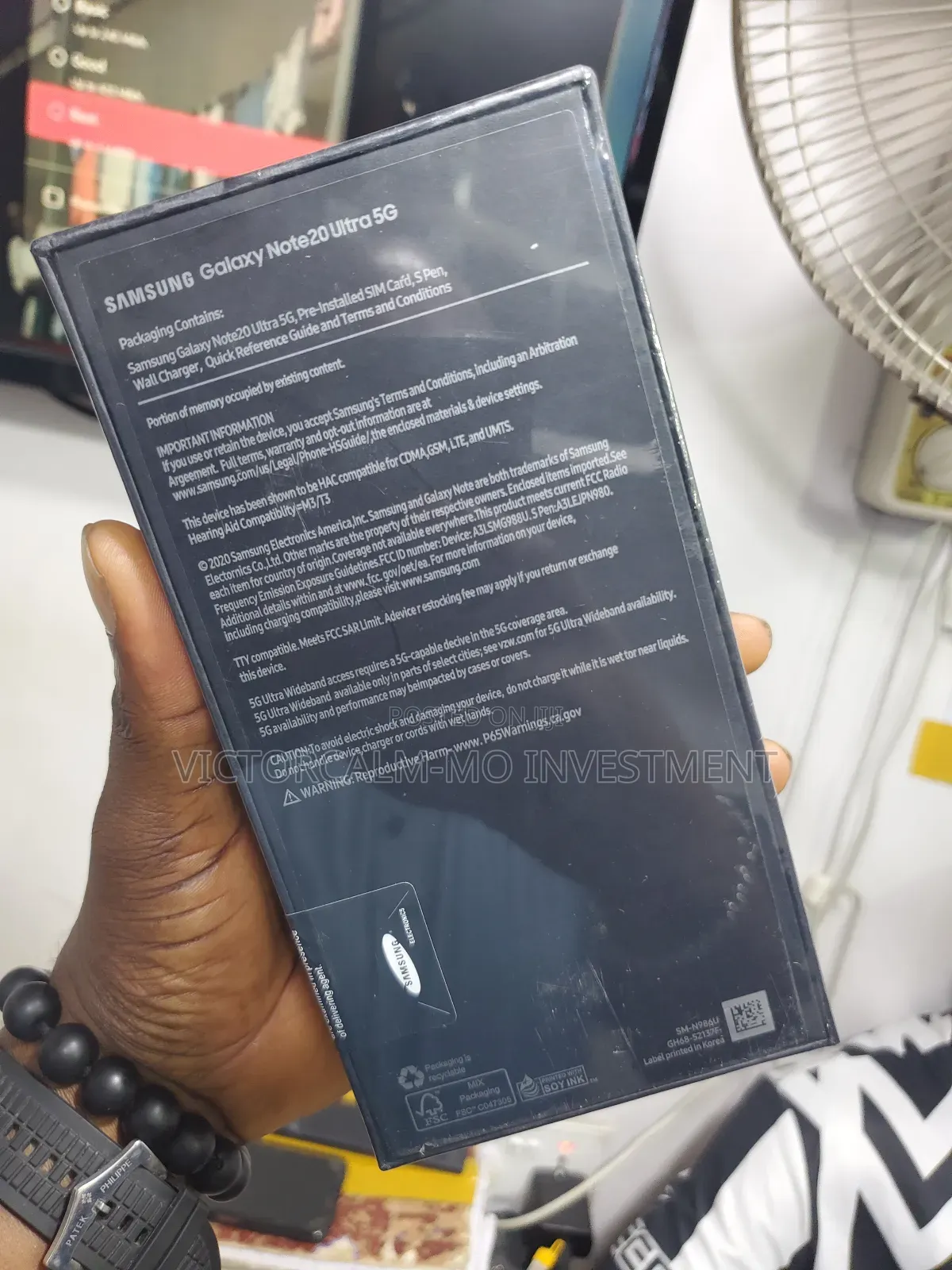 New Samsung Galaxy Note 20 Ultra 5G 128 GB Black