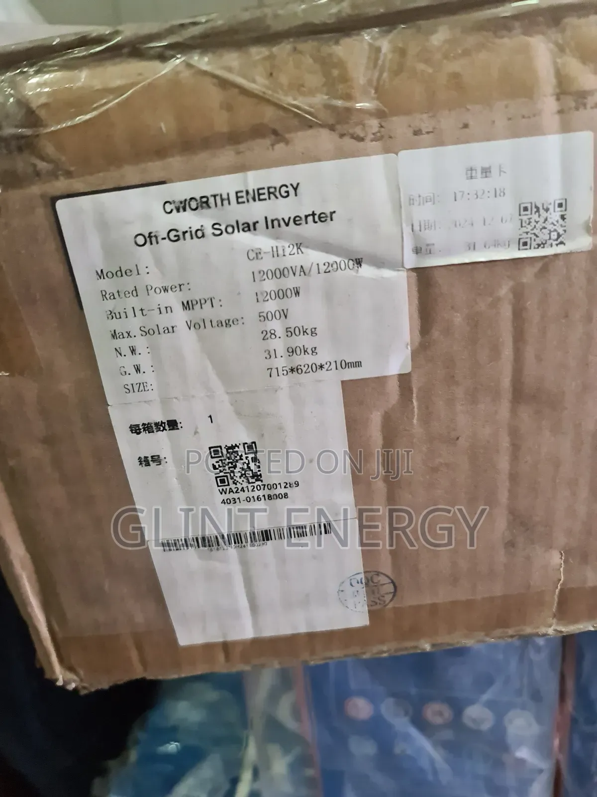 12kva 48v Cworth Hybrid Inverter