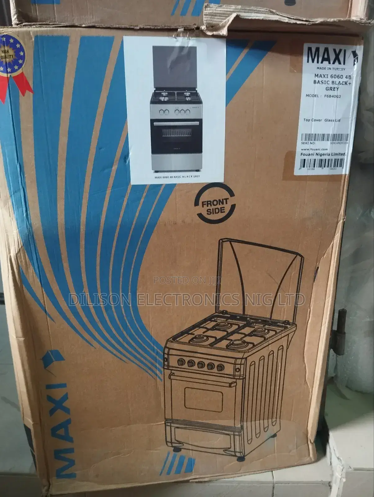 Brand New Maxi 60/60 Gas Cooker Electric And Gas