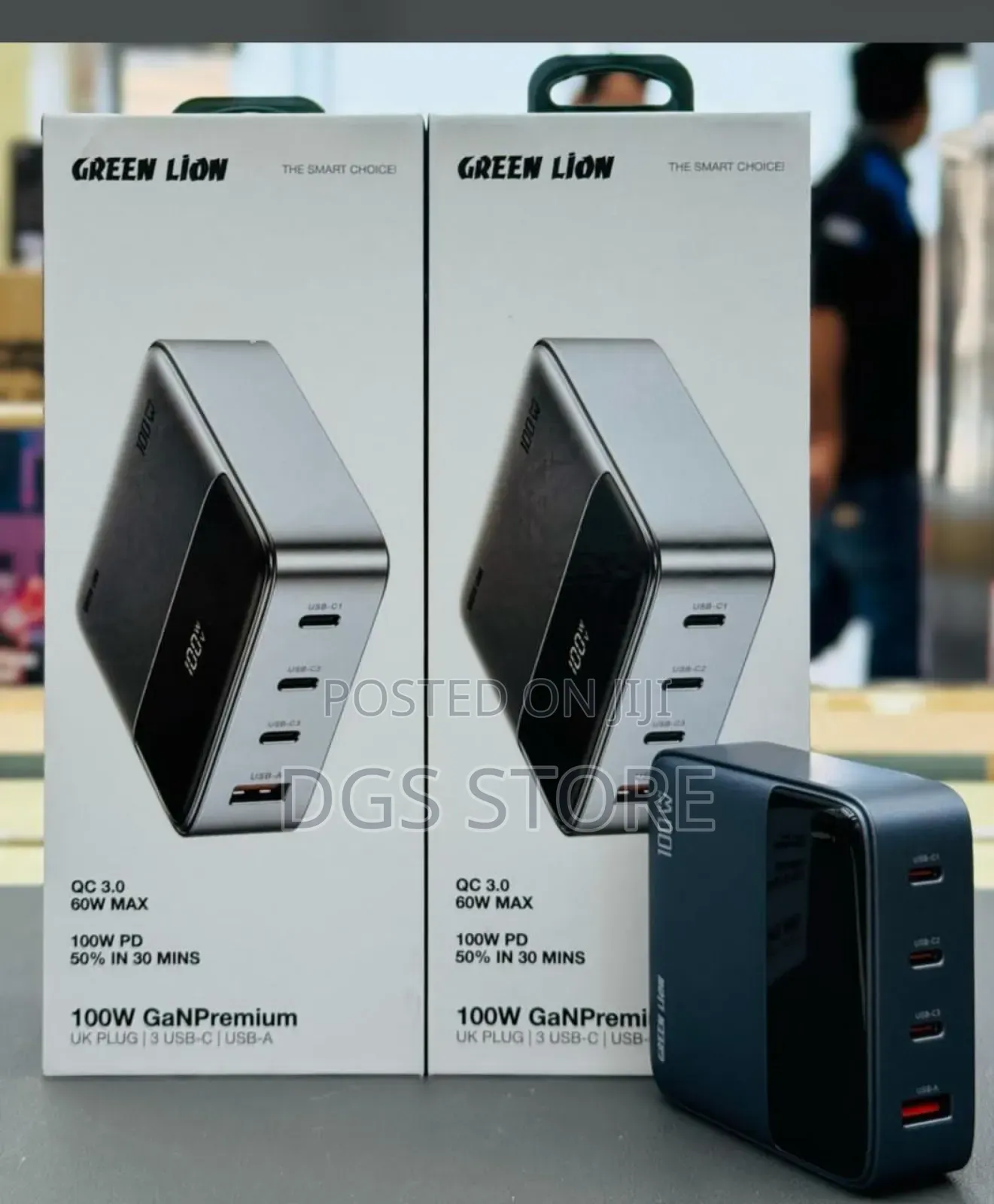 Green Lion 100w Gan Premium Charger