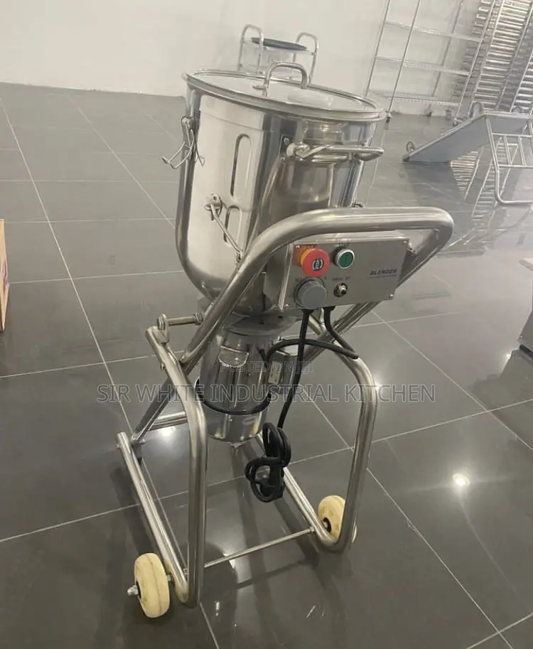 Big Industrial Blender 30liters With Trolley Stainless Steel