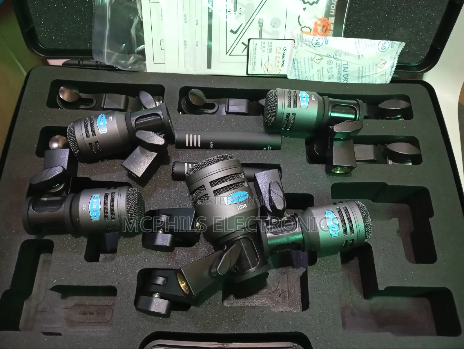 Alctron Professional 7pc Drum Mics Kit