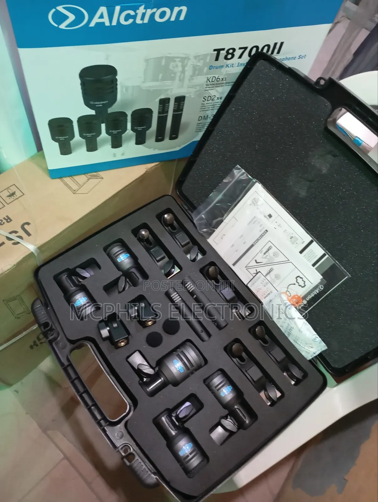 Alctron Professional 7pc Drum Mics Kit