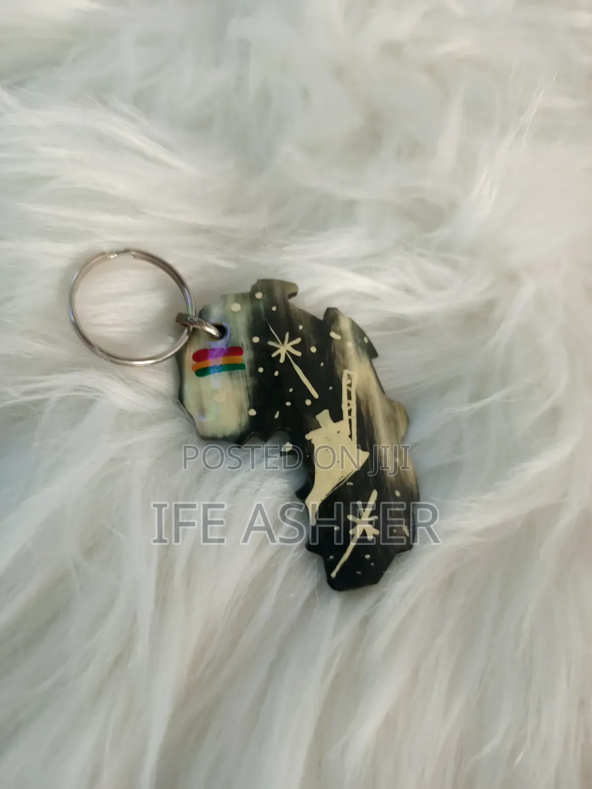 Map of Africa Key Holder
