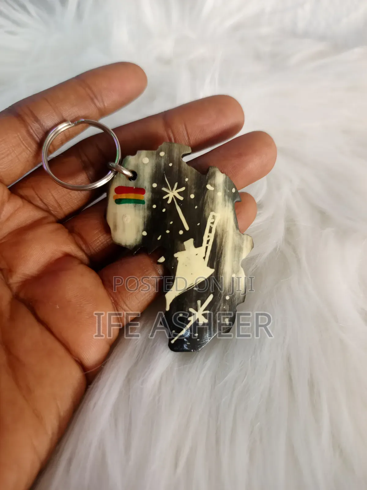 Map of Africa Key Holder