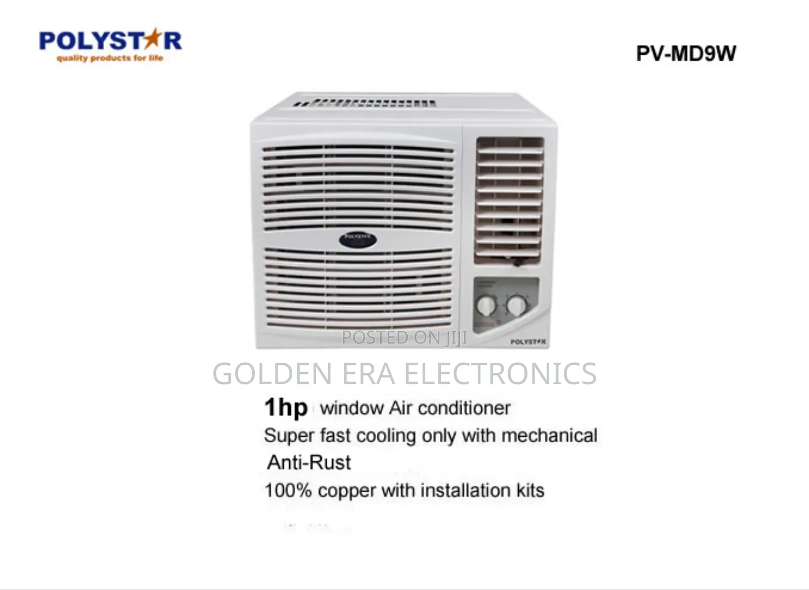 Polystar Window Unit Air-Conditioner 1hp