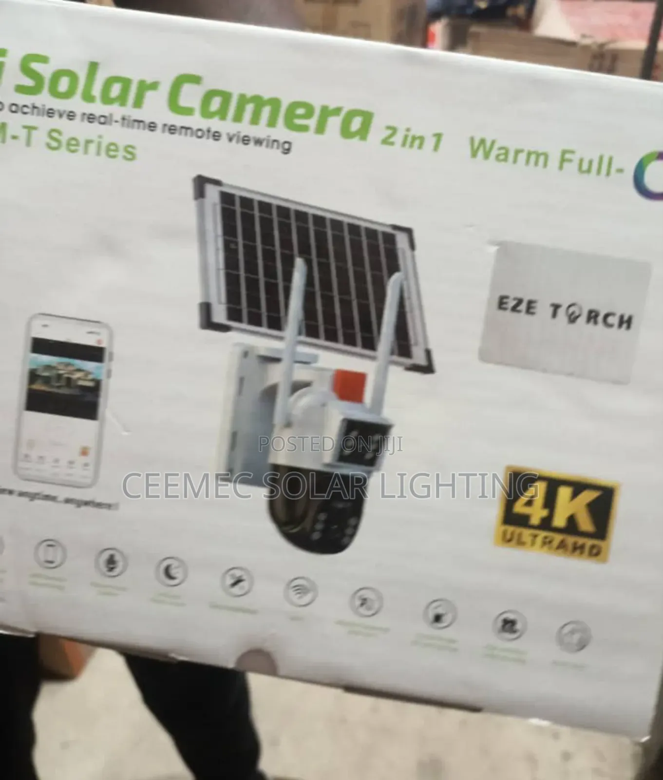 High Quality Solar Camera.
With Sim Card and Wifi