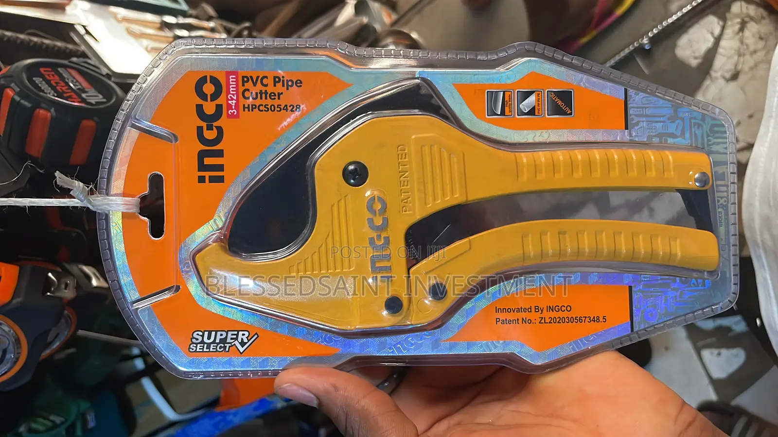 Ingco PVC Pipe Cutter 3-42mm