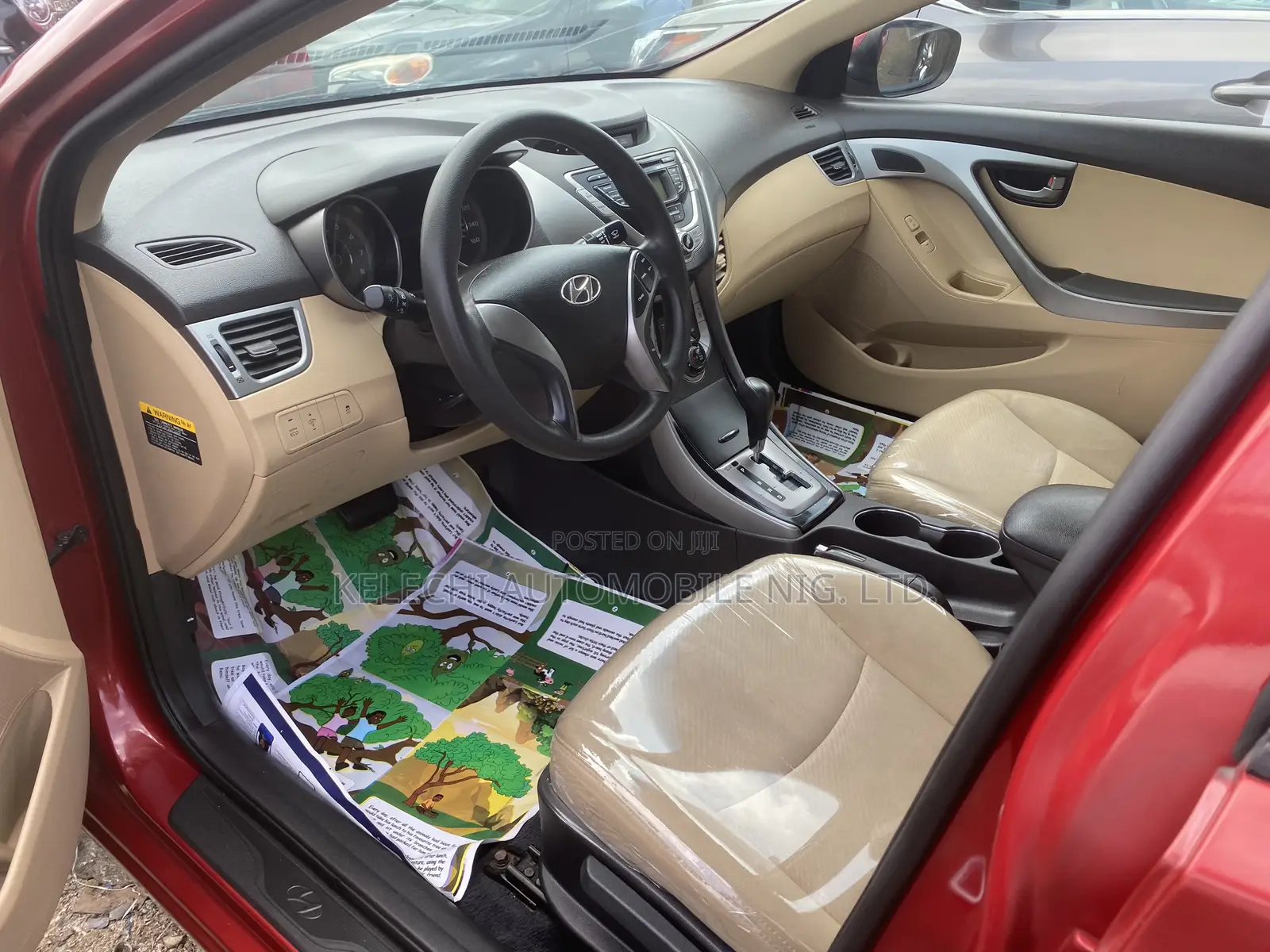 Hyundai Elantra 2013 Red
