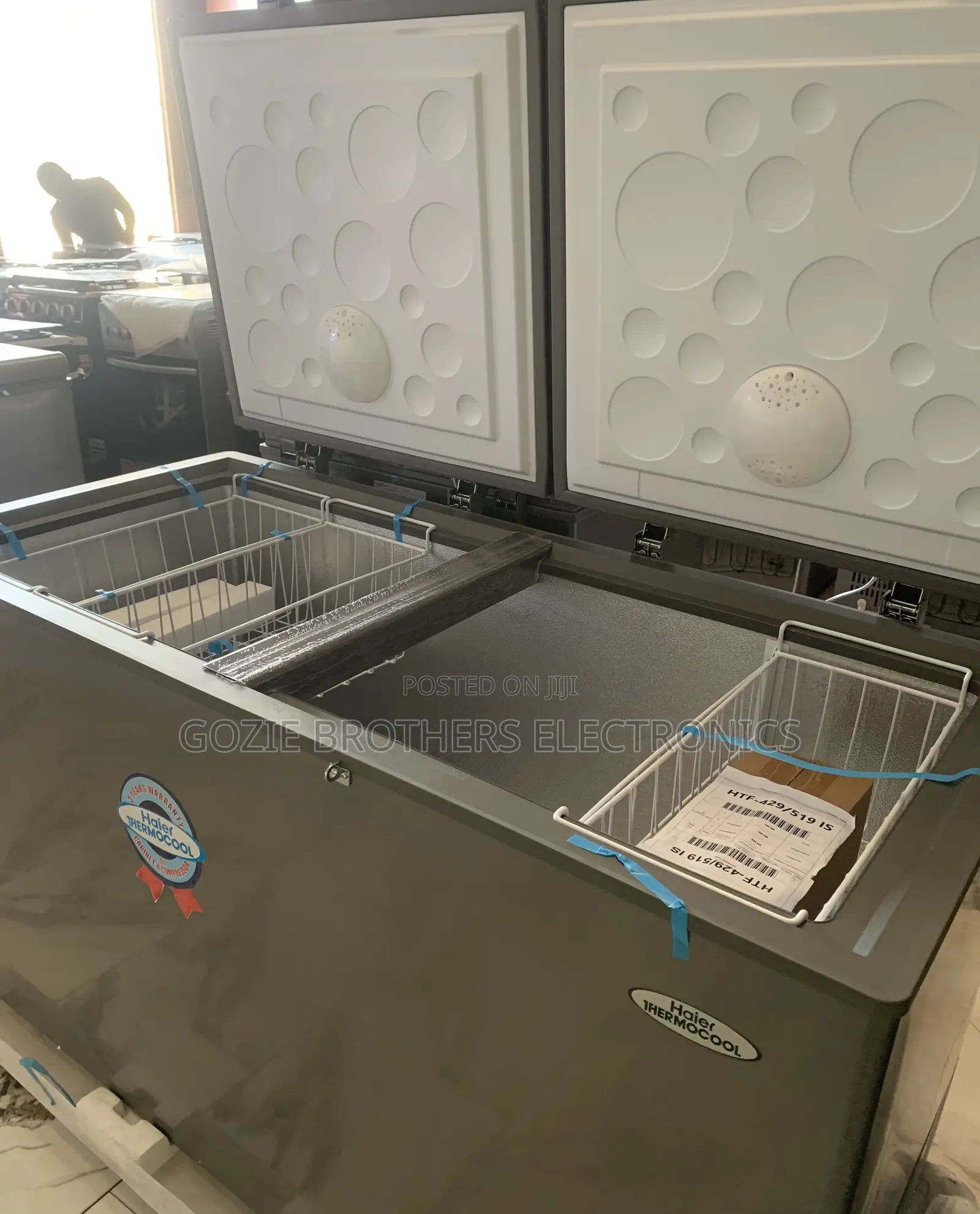 Haier Thermocool Inverter Chest Freezer 429 Liters Silver
