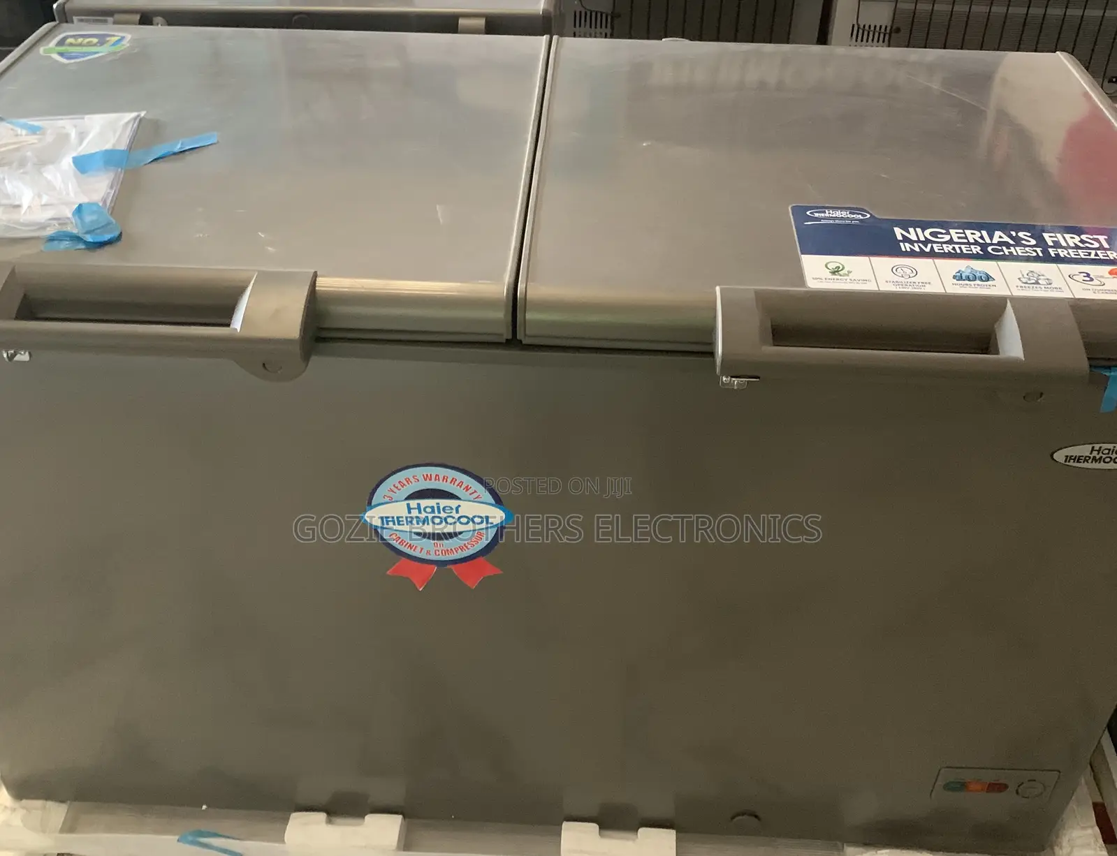 Haier Thermocool Inverter Chest Freezer 429 Liters Silver