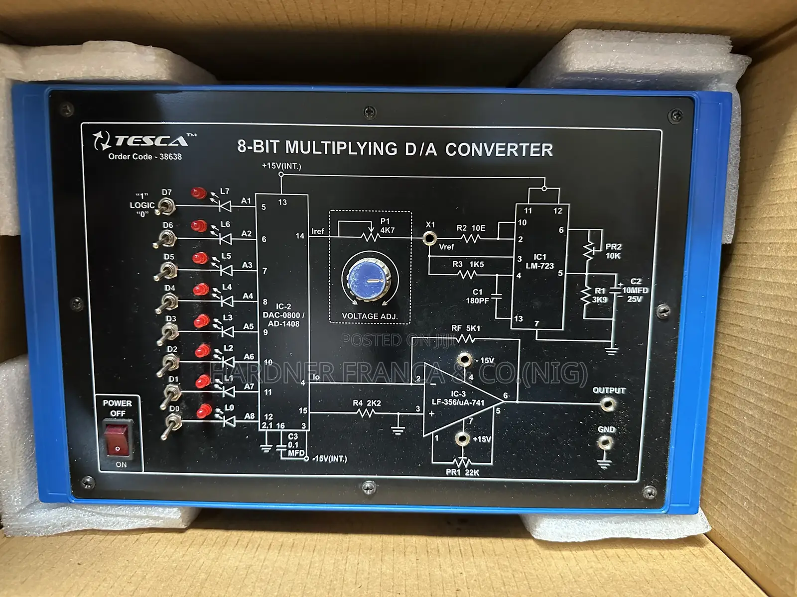 Digital to Analog Converter Trainer