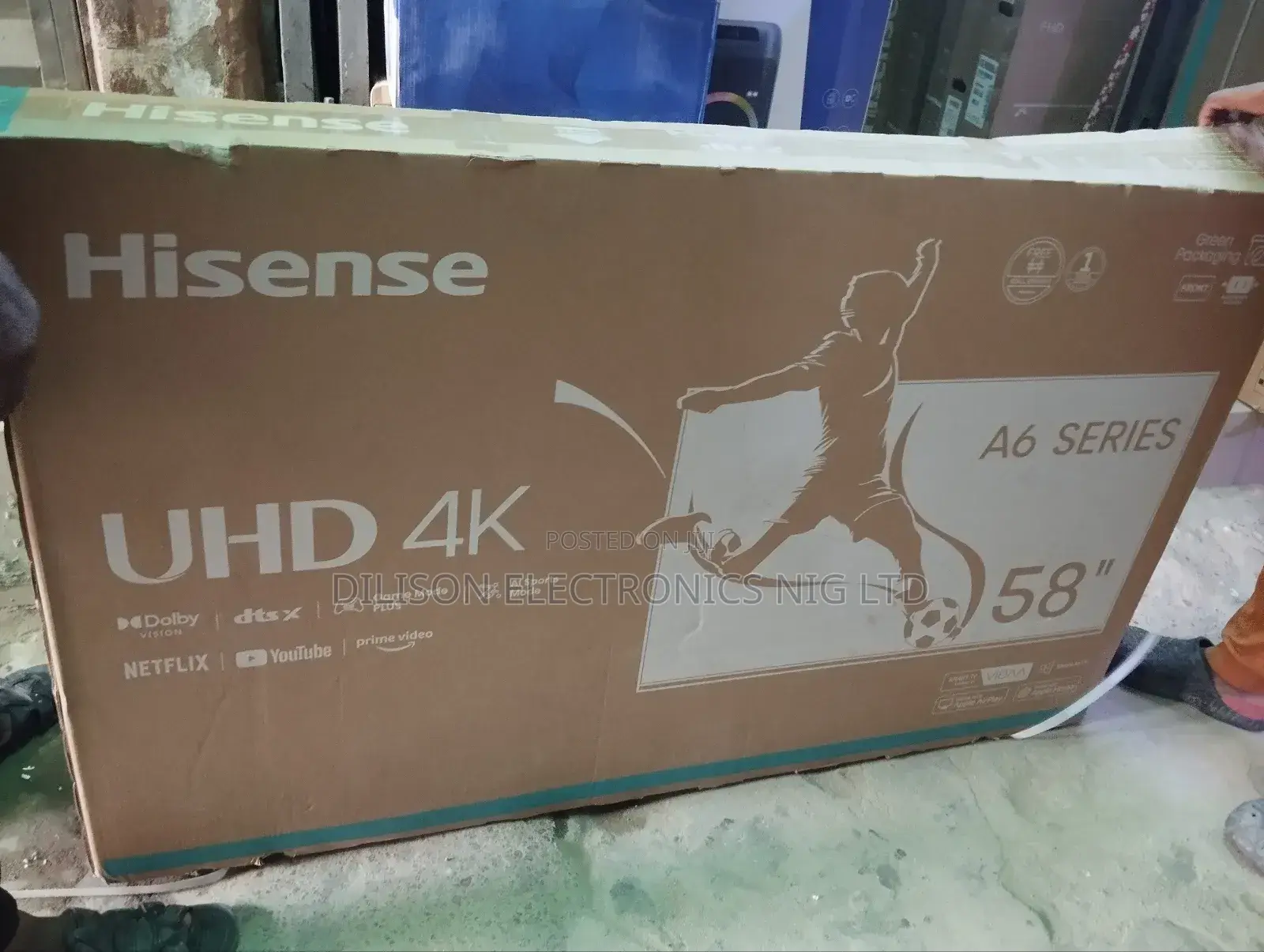 Brand New Hisense 58" Smart Tv