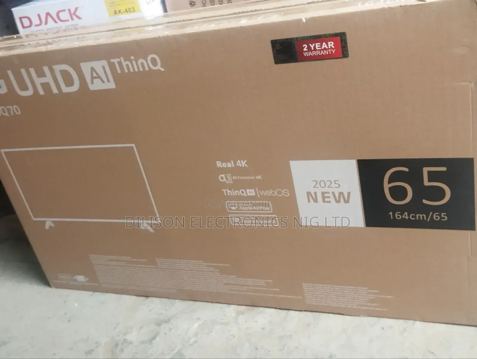 Original Lg 65" Android Tv