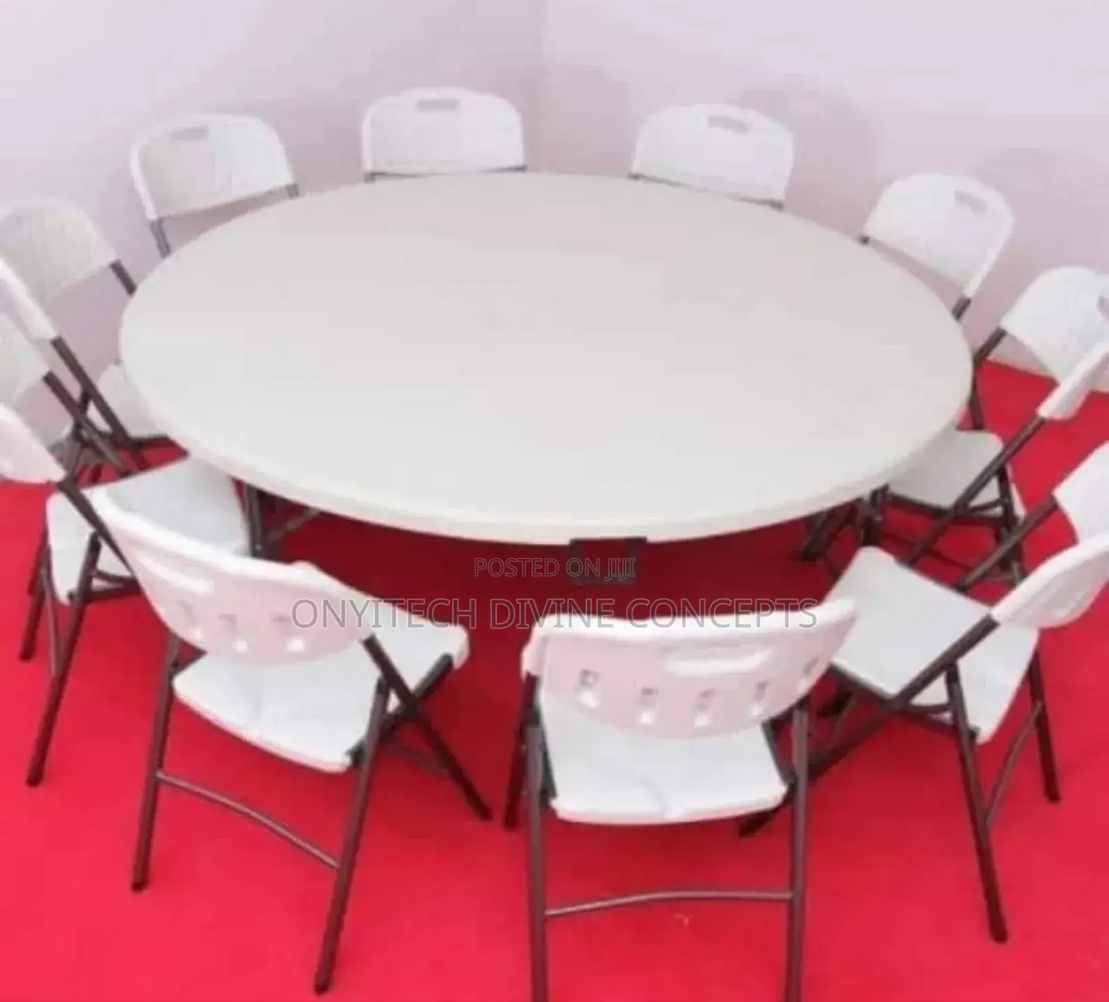 10 Seaters Event Table and Chairs
