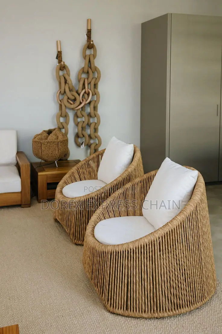 Executive Outdoor Rattan Coffee Chair And Table