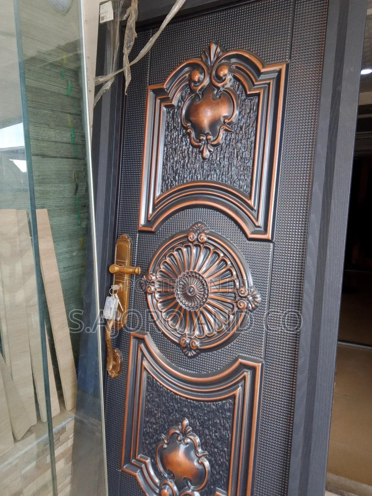 Top Security Front Entrance Copper Cast Door (3ft and 4ft)