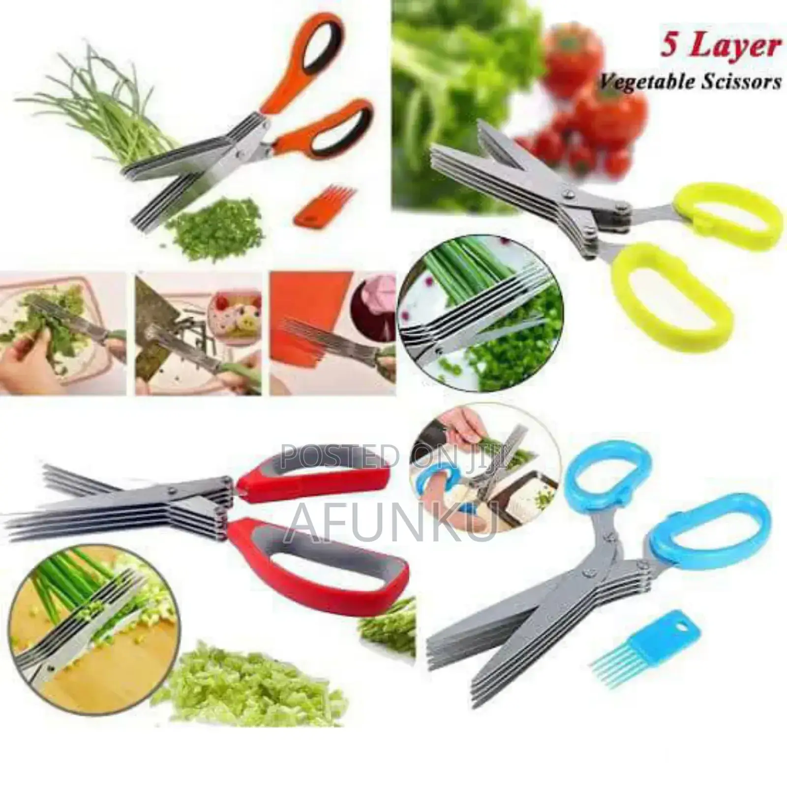 Multi-Blades Kitchen Scissors