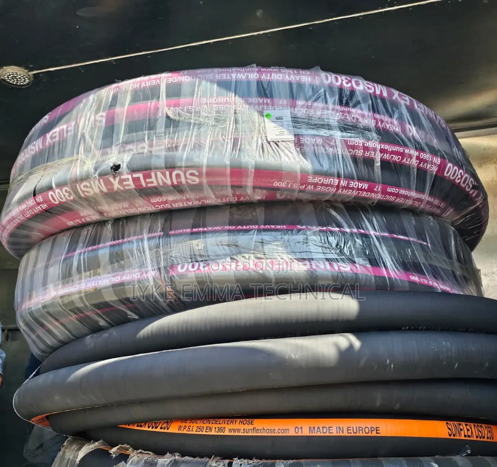 Fuel Oil Cargo Rubber Flexible Hose 30mtrs X 4 Inch Camlock