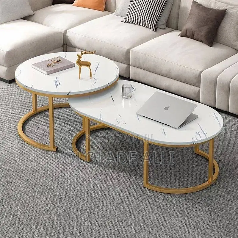 2 in 1 Marble Top Table