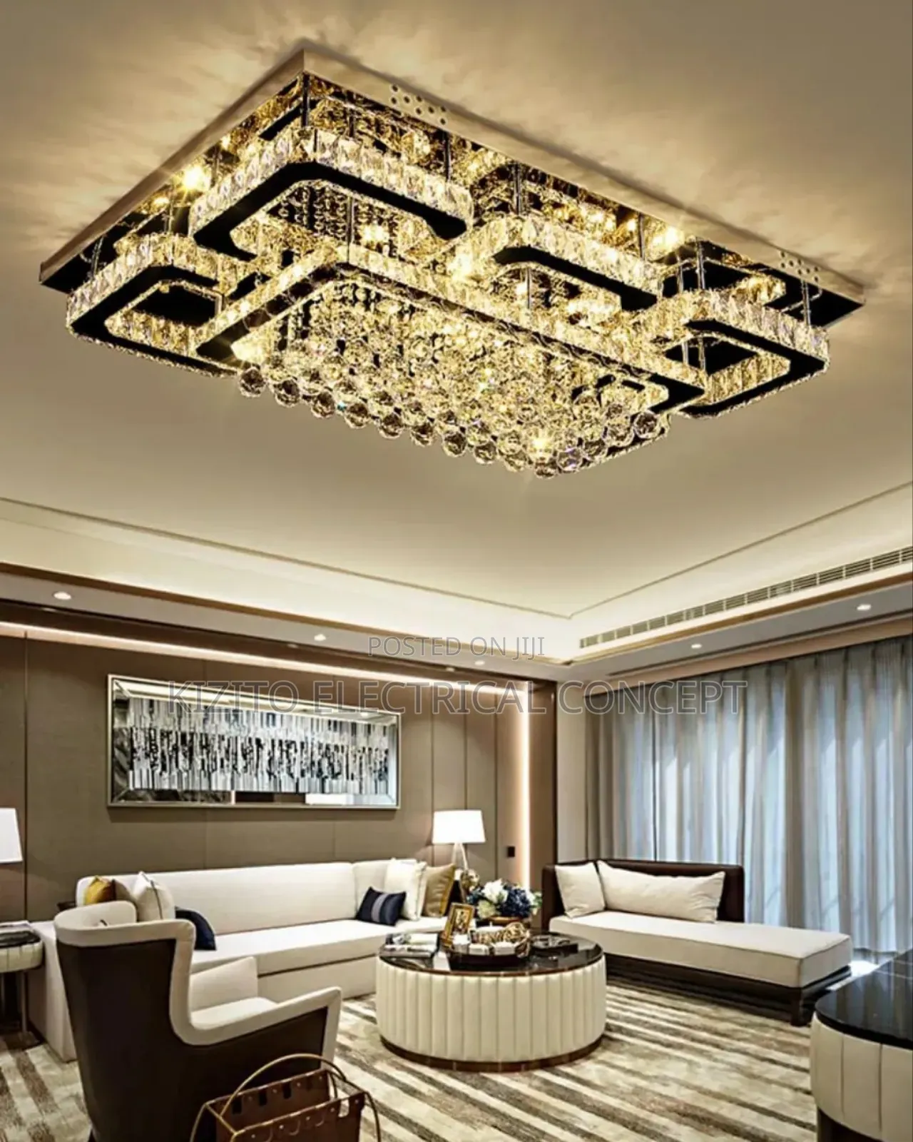 Nordic Crystal Chandelier Living Room Dining Room