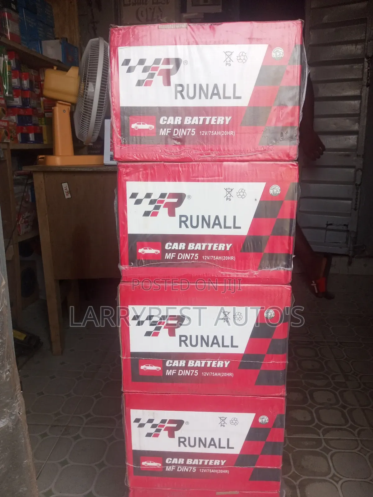 12v75ah Runall Battery