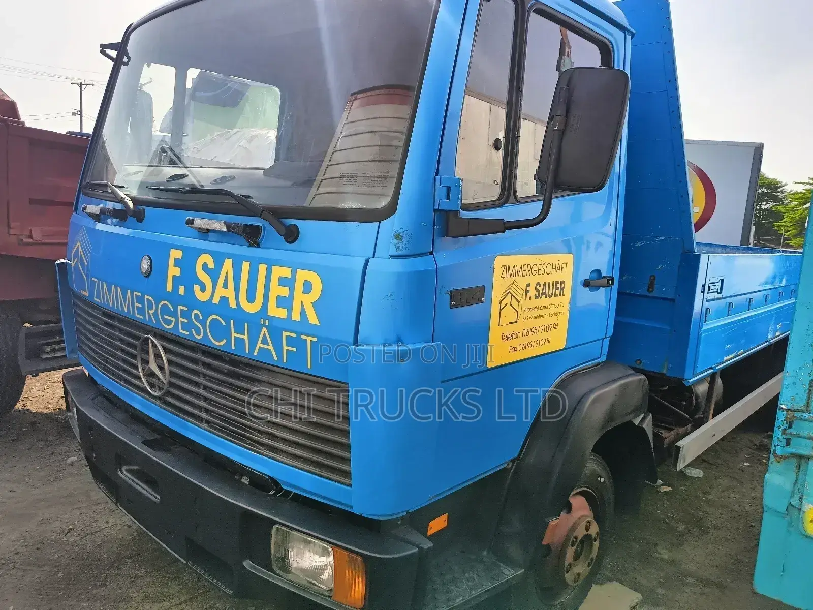 Mercedes Benz German 814 Pickup Truck 2004 Blue