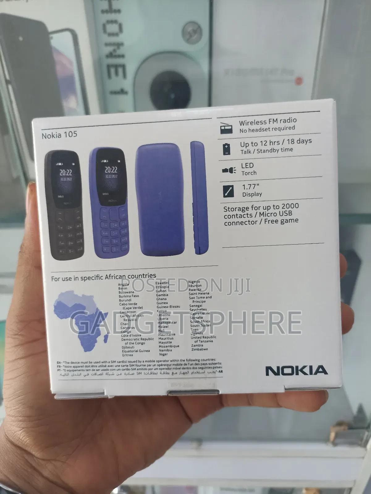 New Nokia 105 Blue