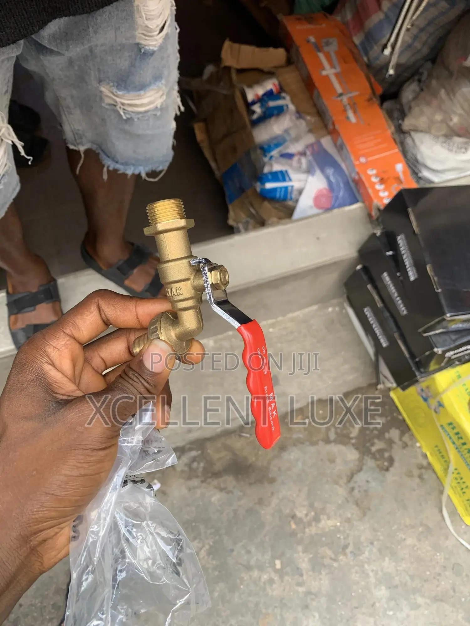 Original Brass Wall Garden Tap