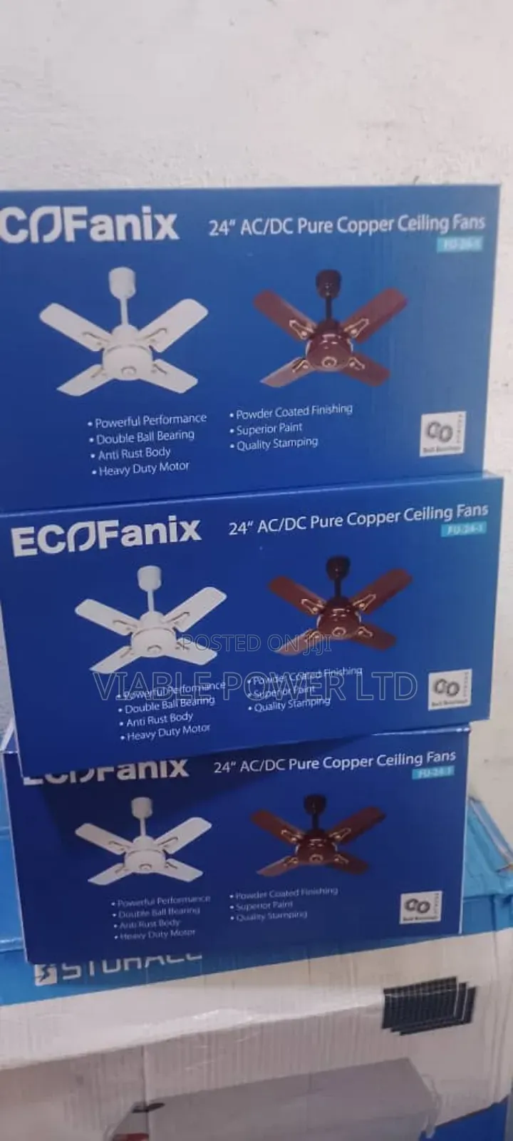 Ecofanix Ac and Dc Solar Ceiling Fan Very Reliable